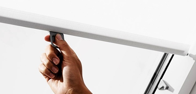 VELUX Rollo 3-stufig verstellbar Bedienung